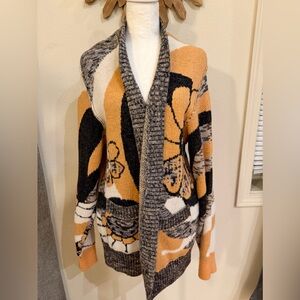 🌼 Free People August Knit Cardigan – Women’s Small | Boho Cozy Layer